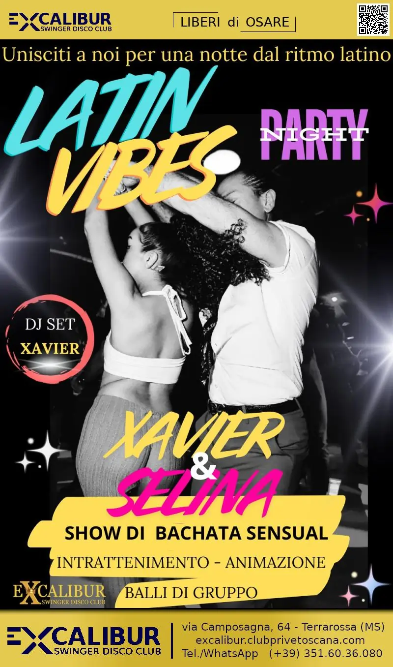 Swinger club prive evento Latin Vibes Party Night